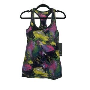 90 Degree Reflex Workout Tank Racerback Black Green Pink Women's Small NWT